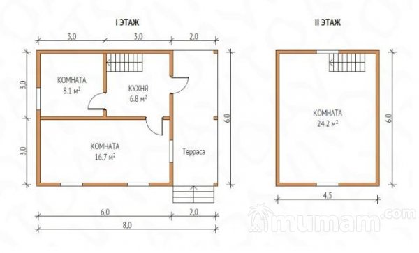 Продам  дом     
2-этажный дом 60 м²  ( брус )  на участке 10 сот.  , Московское шоссе  , 65 км до города